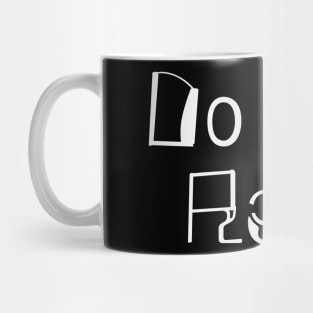 Do Not Read Mug